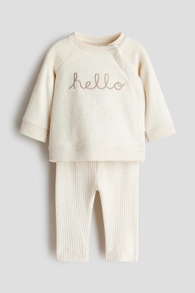 H&M 2 Parçalı Pamuklu Set