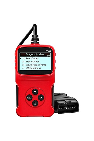 Velaris Tester auto OBD2 V309, citește/șterge codurile DTC, ecran LCD mare, p...