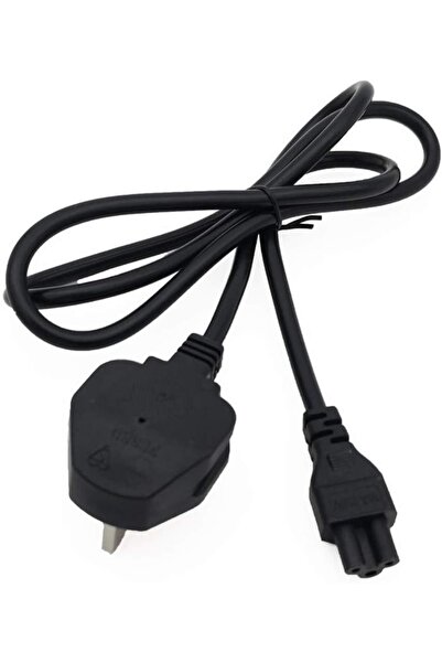 PUNEX Laptop Power Cable for Saudi/British Standard Plug - 1.5 Meter Length