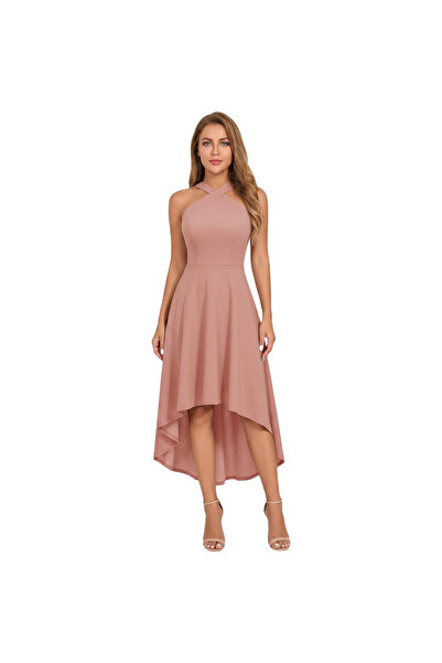 OEM Rochie de Cocktail de Seară Elegantă Vintage Clos Roz S