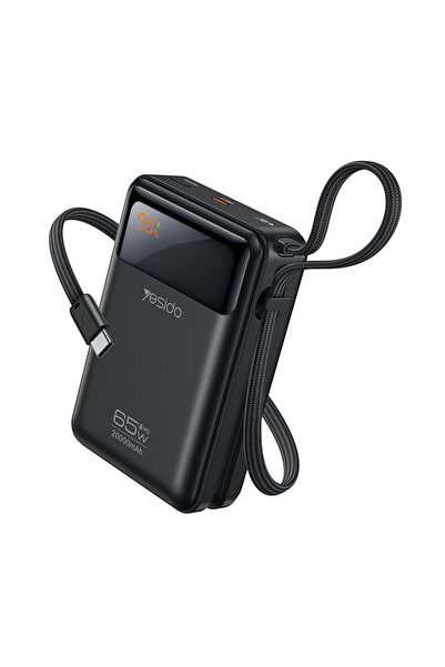 Yesido - Power Bank (YP97) - Fast Charging, Type-C, Digital Display, 20000mAh...