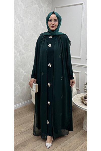 Generic Brand Lina Evening Dress Emerald