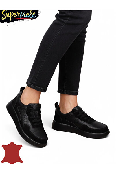 ANGEL BLUE Sneakers - Black - Short heels (1–4 cm)