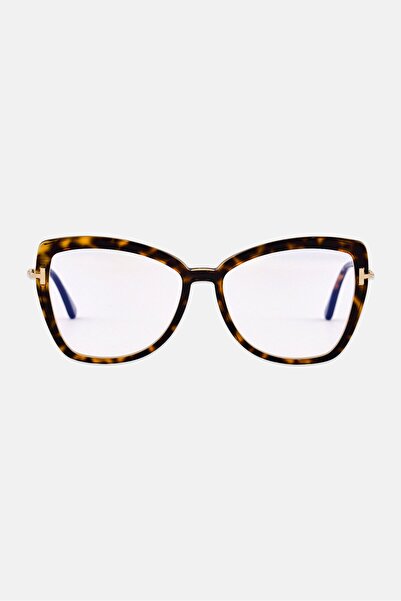 Tom Ford Women FT5882-B Butterfly Eyeglasses, Havana