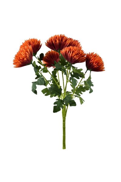 MONDEX Floare artificială din plastic Viridis 7 Crizanteme 57cm asortate 1 buc.