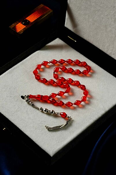 dergah tesbih Silver design nova series squeezing amber rosary