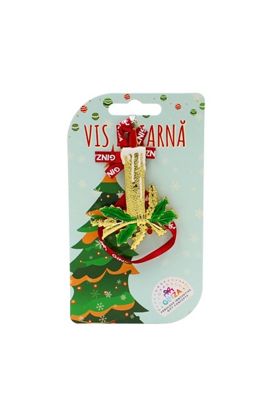 Ginza metal decoration, winter dream, candle model for Christmas table