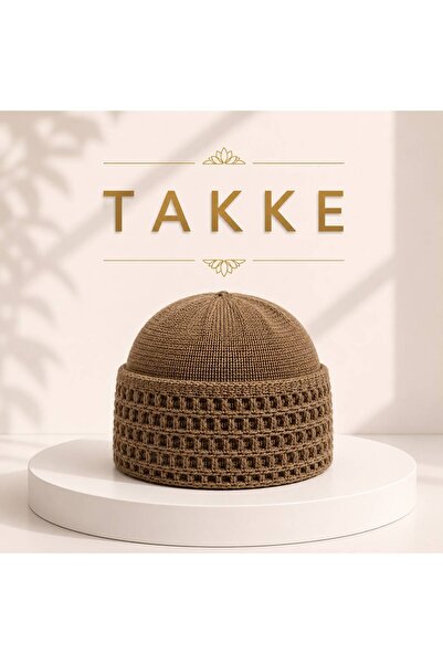 Takke ®Siper Premium Kalın Erkek Namaz Takkesi Dört Mevsim