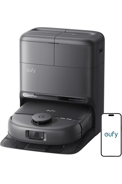 eufy مكنسة كهربائية روبوتية C28 مع ممسحة، تنظيف ذاتي بتقنية HydroJet، قوة شفط...