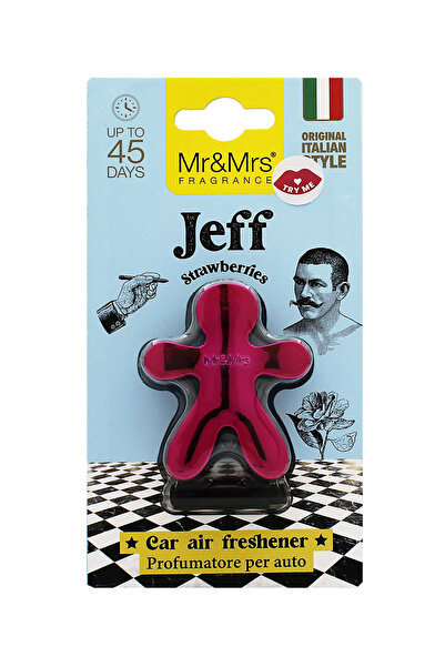 Mr&Mrs Fragrance Mr&Mrs; Fragrance Jeff Chrome Strawberries αρωματικό αυτοκιν...