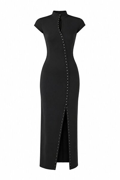 Laluvia Black Agrafla Dress - 268003