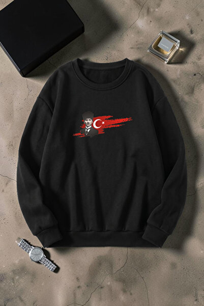 trendypassion Unisex Printed Crew Neck Sweatshirt