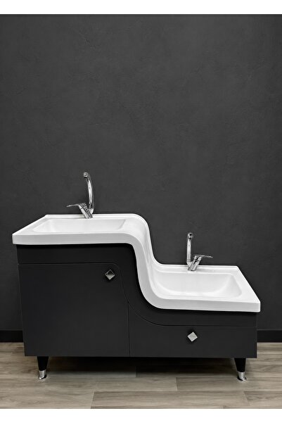 ADNAN MOBİLYA Abdest Alma lavabosu/Z lavabo/ikili lavabo 100x45