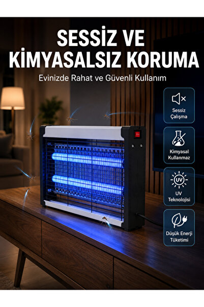 Genel Markalar UV Işıklı Elektrikli Sinek ve Uçan Haşere Öldürücü Ev, Ofis ve...