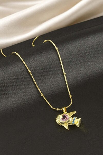 Marsilyan Star Zircon Stone Luxury Steel Necklace Ilkel-Bjt940