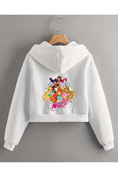 haha Girls' Hooded Winx Club Printed Jacket