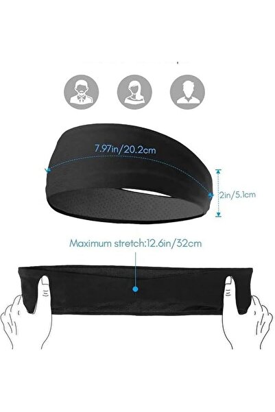 ToolHouse 2Pack Sports Headband for Men & Women, Sports Headbands, Non Slip S...