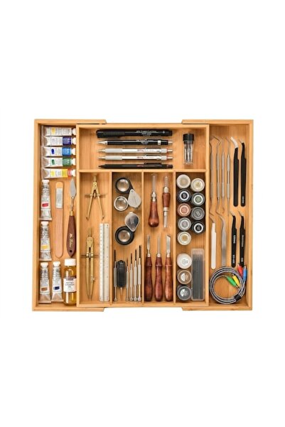 OEM Organizator extensibil pentru sertar, 7 compartimente, 27-39 x 37 x 5 cm,...