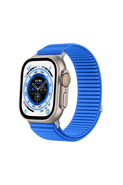 REDz Accessories Curea textilă tip buclă, din nailon împletit, pentru Apple W...