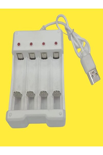 Generic شاحن بطارية عالمي بـ 4 فتحات USB