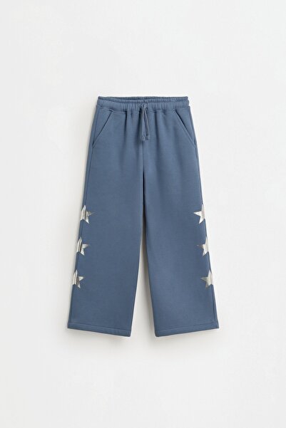 LEFTIES Yıldız baskılı culotte pantolon