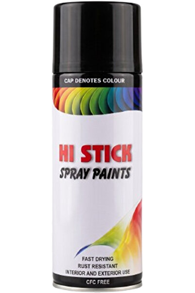 HI STICK Black Spray Paints 240gm