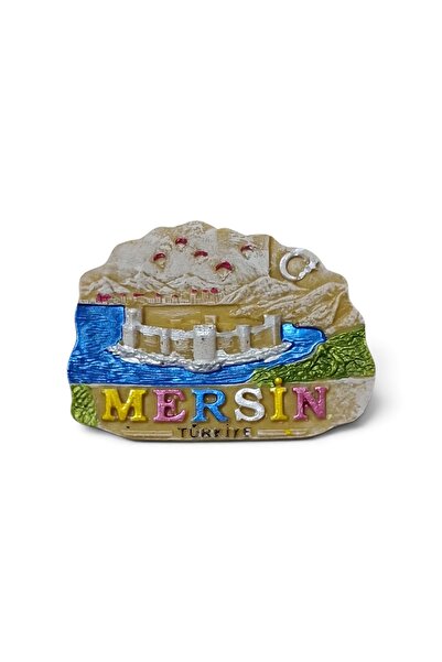 Genel Markalar Mersin magneti polyester kabartma hediyelik magnet