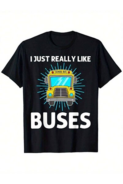 KYMC07 Cute For Men Women Transport Vehicle School Bus Driver Loose Style New...