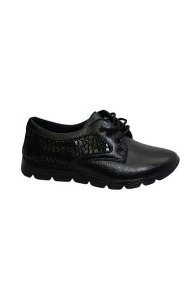 OEM Pantof sport, negru, cu design de buline lucioase in lateral