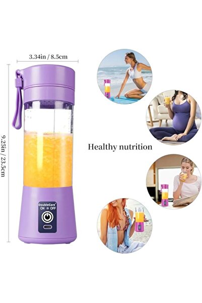 DoubleCare Portable Blender Cup,Electric USB Juicer Blender,Mini Blender Port...