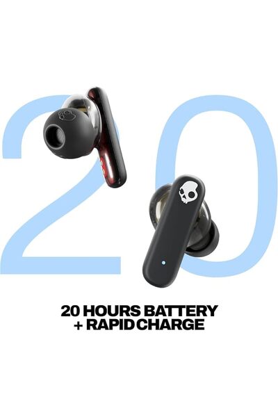 Skullcandy سماعات أذن لاسلكية من سموكن بادز، 20 ساعة من الاستقلالية الذاتية، ...