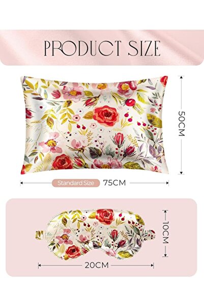 Miss Adola Mulberry Silk Pillow Case for Hair and Skin 19 Momme Standard 26"x...
