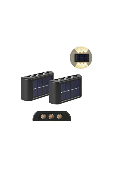 OEM Σετ LED αδιάβροχα ηλιακά φωτιστικά τοίχου με 6 SMD και ενσωματωμένο πάνελ...