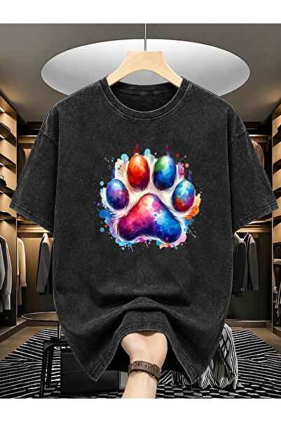 Prekarya design Unisex Oversize Vintage Washed Street Style Street Fashion Co...