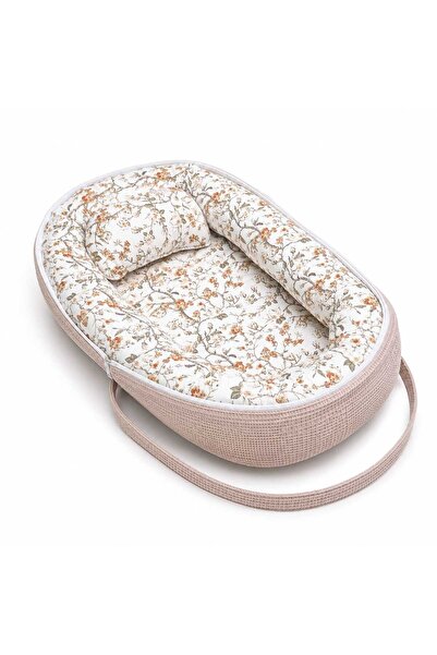 JULYA KİDS Babynest with Multi-Purpose Bag – Cotton and Pique Fabric Mother's...