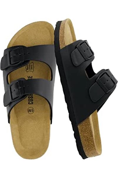 CUSHIONAIRE Women's Lane Cork Footbed Sandal with Comfort (