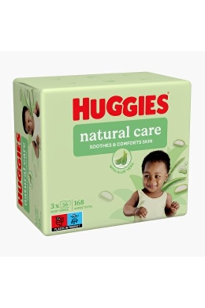 Huggies Șervețele umede Care pentru bebeluși 3 x 56 bucăți