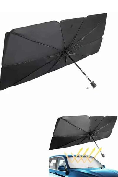 teknodayım Sun Protection Foldable Auto Car Sunshade Umbrella Type Windshield