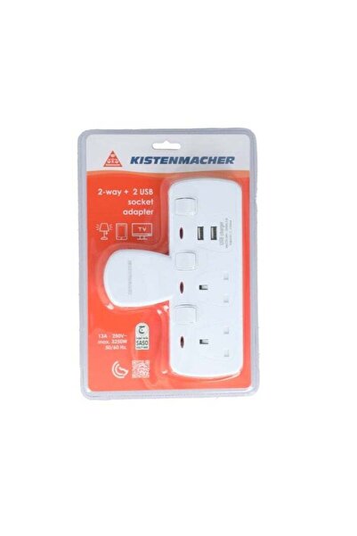 Kistenmacher محول مقبس حائط مدمج خفيف الوزن للشحن السريع بقوة 3250 واط، مزود ...