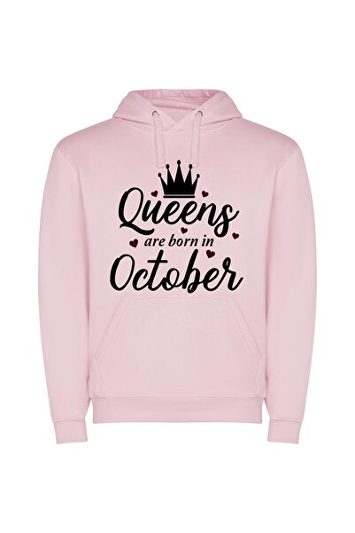 iLovePrints October's Regal Reign Φούτερ με κουκούλα σε χρώμα Ροζ