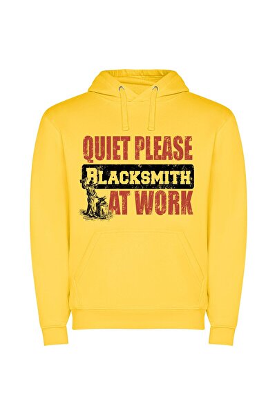 iLovePrints Inspired Blacksmith: Product Design Φούτερ με κουκούλα σε χρώμα Κ...