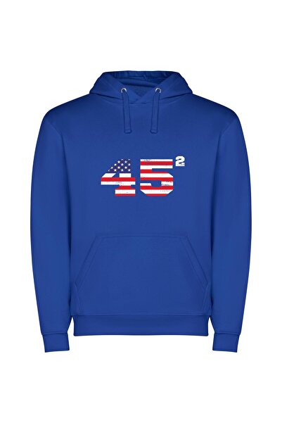 iLovePrints American E4 Progress: A Total Portrait Φούτερ με κουκούλα σε χρώμ...