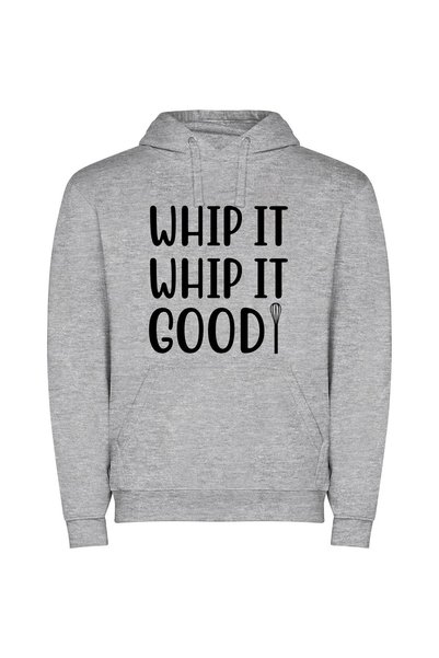iLovePrints Elegant Whips Unleashed Φούτερ με κουκούλα σε χρώμα Γκρι