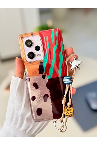 Go Aksesuar Redmi Note 12 Pro 5g Uyumlu SHİNE Charm LEOPAR Oyuncaklı Silikon ...