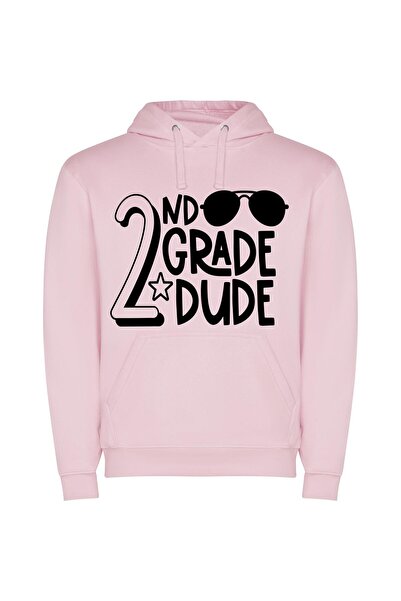 iLovePrints 2nd Grade Prodigy Emblem Φούτερ με κουκούλα σε χρώμα Ροζ