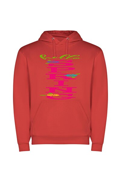 iLovePrints Floral Motifs: Reckitt's Inspiration Φούτερ με κουκούλα σε χρώμα ...