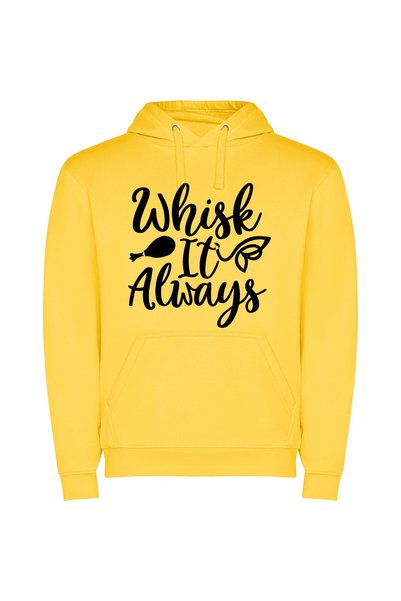 iLovePrints Timeless Whiskey Sign Φούτερ με κουκούλα σε χρώμα Κίτρινο