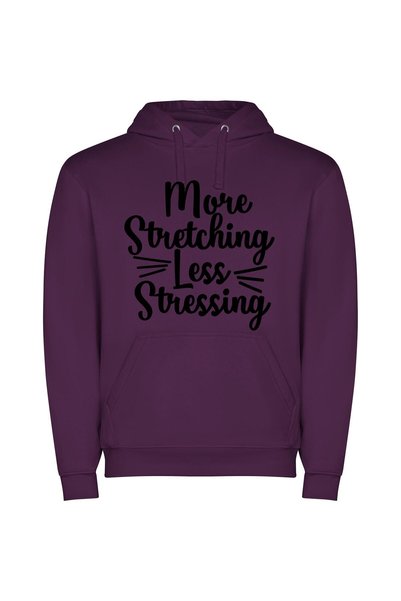 iLovePrints Serenity in Pixel Stretch Φούτερ με κουκούλα σε χρώμα Μωβ