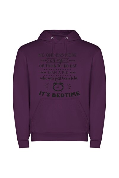 iLovePrints Brilliant Bedtime Delight Φούτερ με κουκούλα σε χρώμα Μωβ
