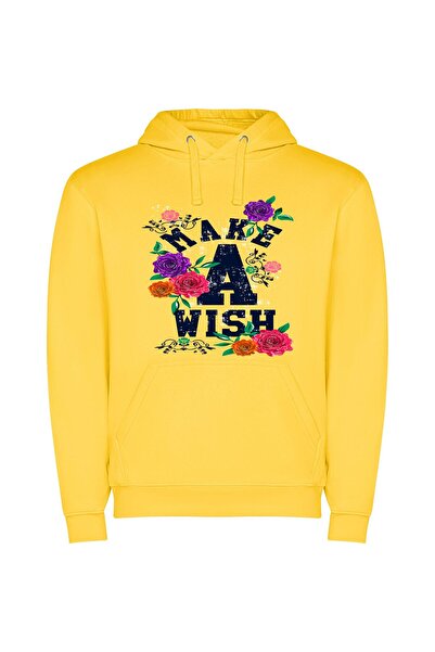 iLovePrints Wishful Flowers: Illustrator Edition Φούτερ με κουκούλα σε χρώμα ...